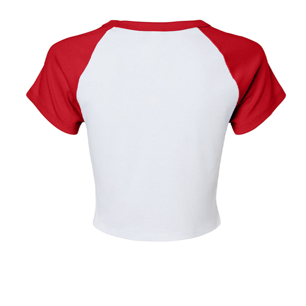 WHITE/ RED - BACK