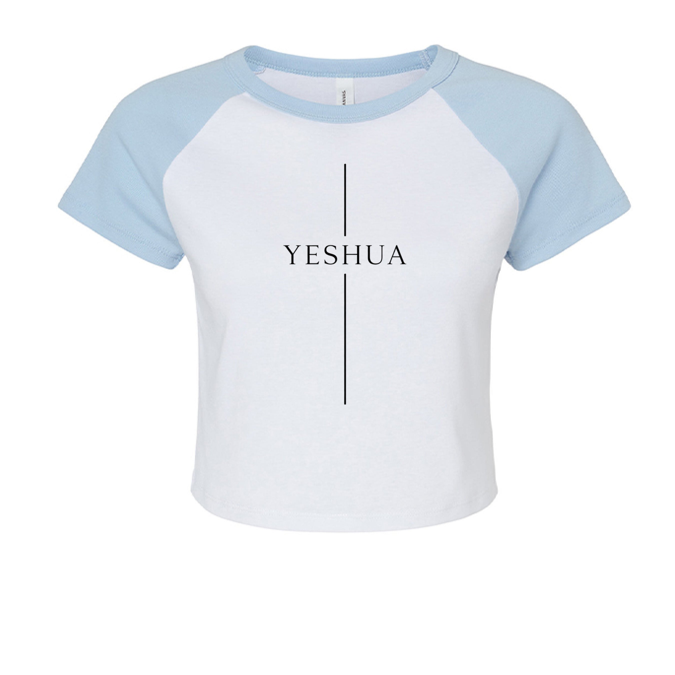 WHITE/ BABY BLUE - FRONT